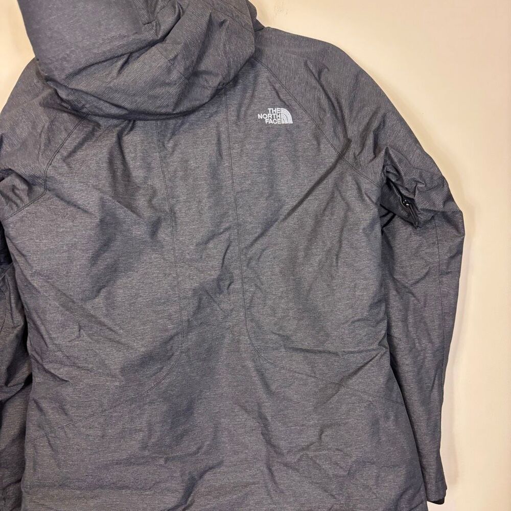 The North Face Grey Women's Fleece Lined Winter Jacket Medium - Picture 5 of 10